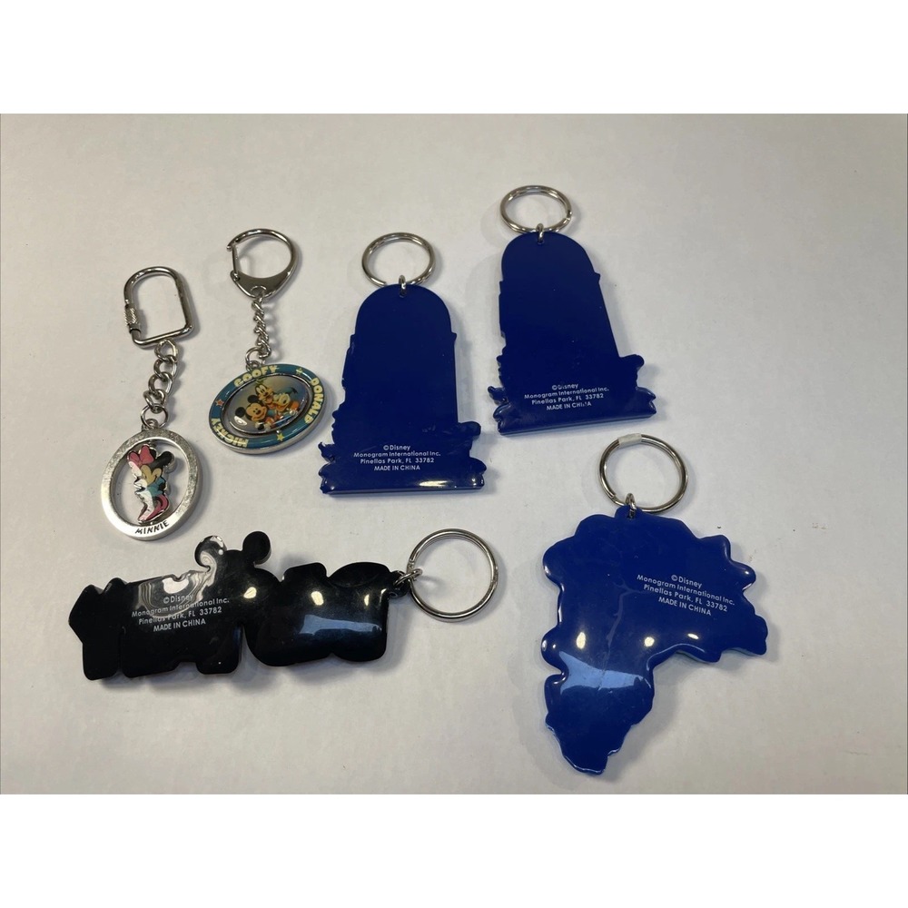 Lot Of 6 Disney World Keychains NEW - Picture 2 of 7